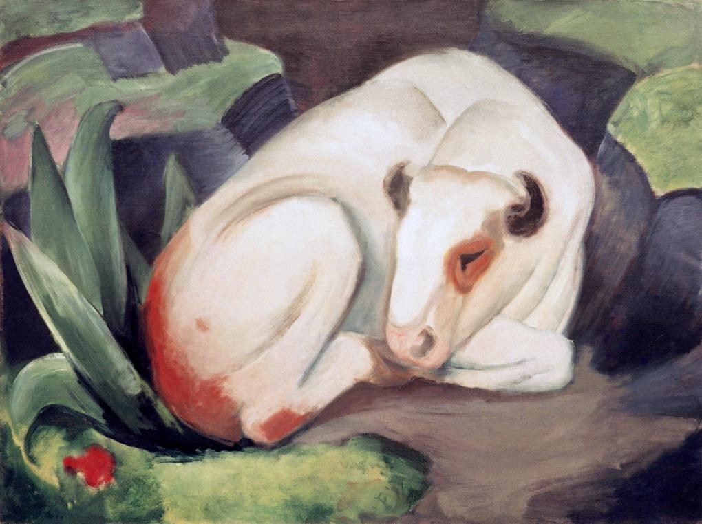 Franz Marc Weisser Stier